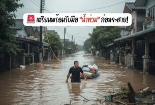เตรียมพร้อมน้ำท่วม