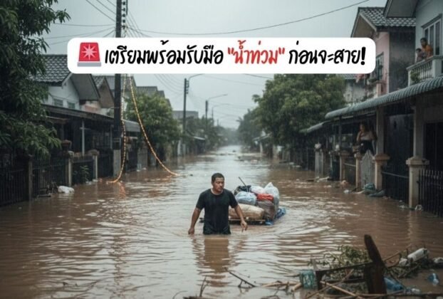 เตรียมพร้อมน้ำท่วม