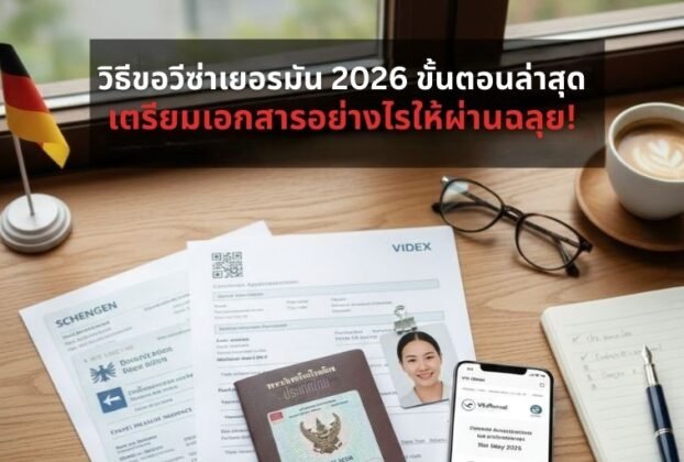 วิธีขอวีซ่าเยอรมัน 2026